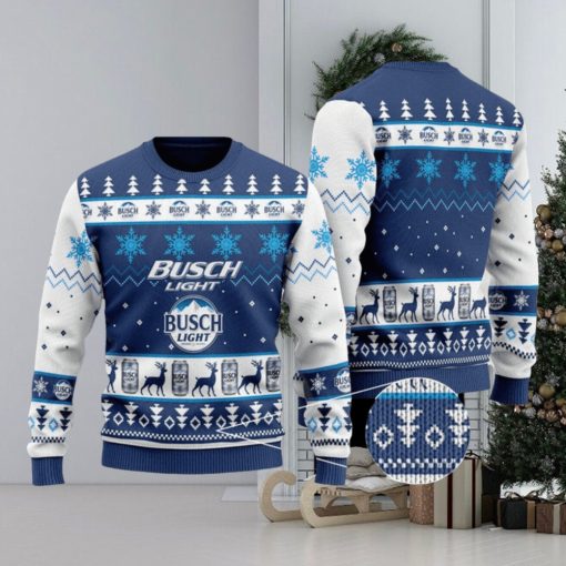 Busch Light Christmas Sweater, Christmas Gift Apparel, Merry Ugly Christmas Sweater