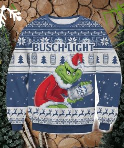 Busch Light Grinch AOP Ugly Christmas Sweater Christmas Gift For Men And Women