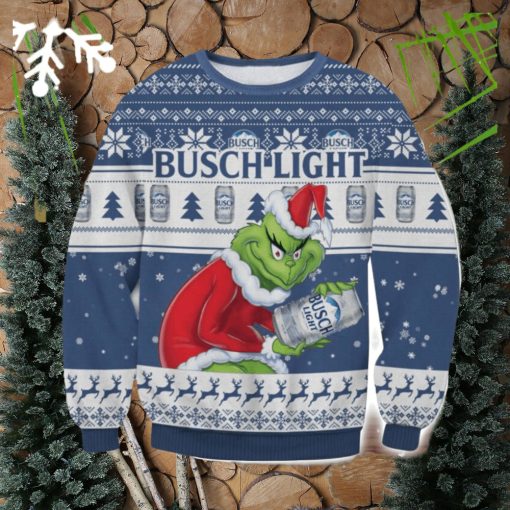 Busch Light Grinch AOP Ugly Christmas Sweater Christmas Gift For Men And Women