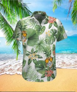 Busch Light Hawaiian Shirt Green Tropical Leaves And Beer Aloha Shirt