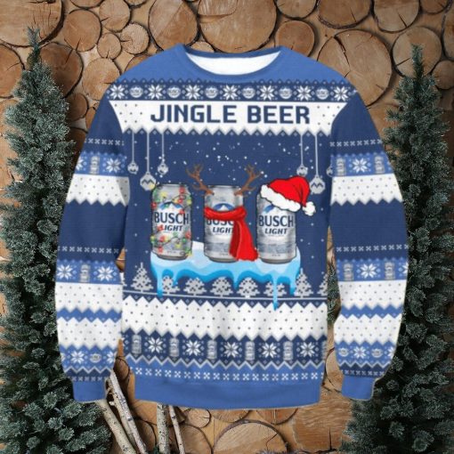 Busch Light Jingle Beer Christmas Ugly Sweater Gift For Men And Women