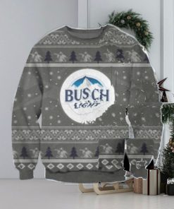 Busch Light Knitting Ugly Christmas Holiday Sweater