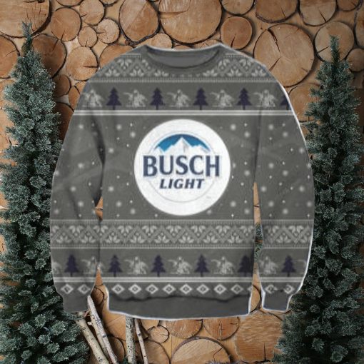 Busch Light Knitting Ugly Christmas Sweater Perfect Holiday Gift