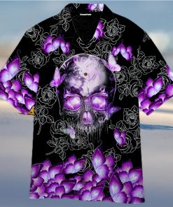 Butterfly Skull Hawaiian Shirt For Men Women Adult Wt5440 1