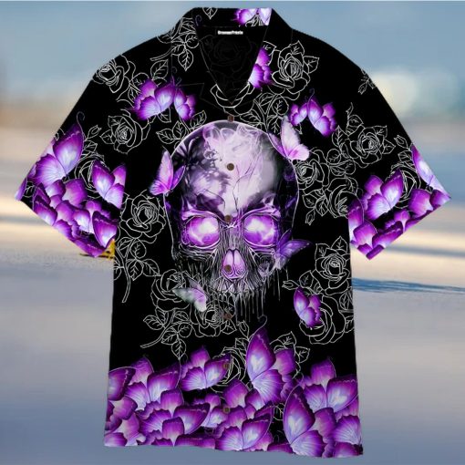 Butterfly Skull Hawaiian Shirt For Men Women Adult Wt5440 1