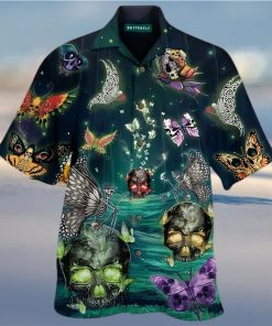 Butterfly Skull Hawaiian Shirt Pre10116 1