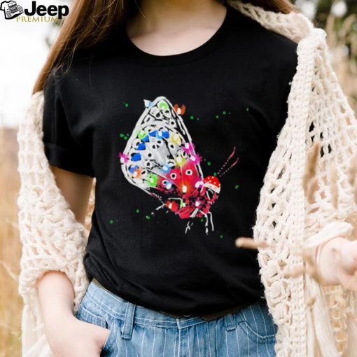 Butterfly color light art shirt