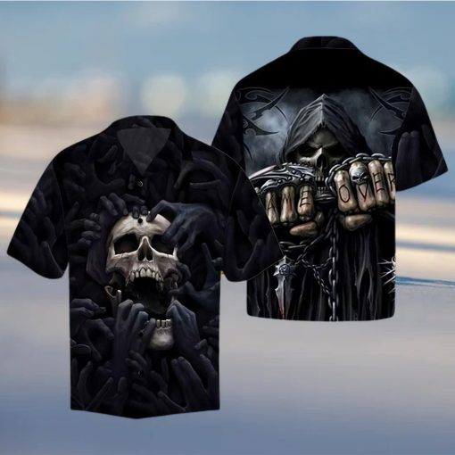 Buy Amazing Skull – Hawaiian Shirt – Td283 1