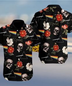 Buy Hawaiian Aloha Shirts Pink Floyd Skull 1