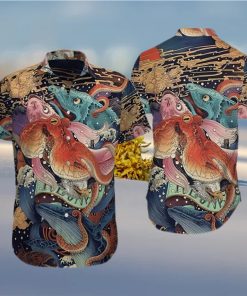 Buy Japanese Aesthetic Ukiyoe Hawaiian Shirt