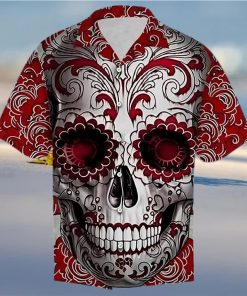 Buy Skull Floral Hawaiian Shirtt