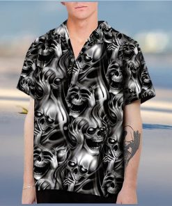 Buy Skull Hawaiian Shirt For Men Women