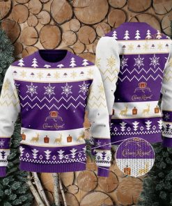 C. Royal Whisky Knitted Christmas Sweater, Xmas Sweater 3D Gift Idea