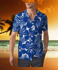 Buffalo Bills Hawaiian Shirt Flower Pattern Beach Gift For Friend, NFL Hawaiian Shirt