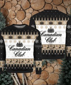 CANADIAN CLUB WHISKY UGLY CHRISTMAS SWEATER