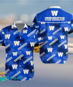 CFL Winnipeg Blue Bombers Hawaiian Shirt