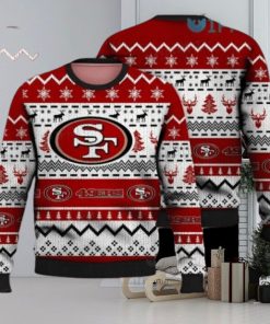 49ers Ugly Sweater Christmas Texture San Francisco 49ers Gift