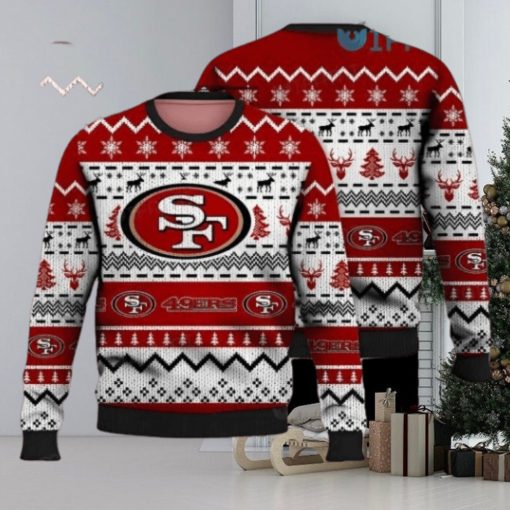 49ers Ugly Sweater Christmas Texture San Francisco 49ers Gift