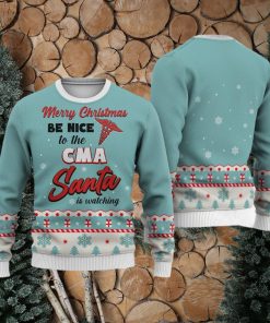 CMA Merry Christmas Be Nice Sweater Trending For Men And Women Gift Holidays