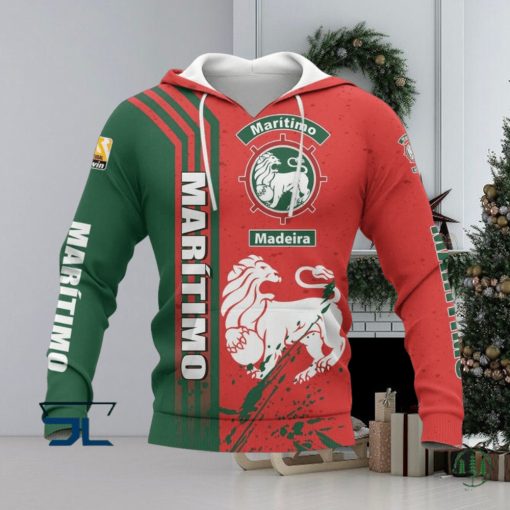 CS Marítimo Red Green Pullover Hoodie