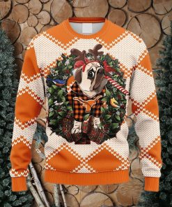 NCAA Texas Longhorns Pub Dog Christmas Ugly 3D Sweater For Men And Women Gift Ugly Christmas