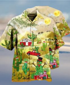 Cactus & Holiday Vibe Hawaiian Shirt Funny Xmas Gifts