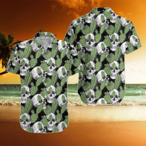 Cactus Skull Hawaiian Shirt Style Gift