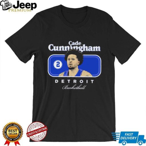 Cade Cunningham number 2 Detroit Pistons basketball player cover gift shirt