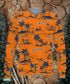 Cal State Fullerton Titans Aloha Hawaii Beach Ugly Christmas Sweater AOP Gift Holidays