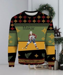 Cale Makar Colorade Avalanche Ugly Sweater