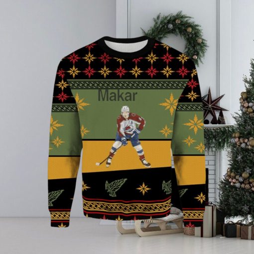 Cale Makar Colorade Avalanche Ugly Sweater