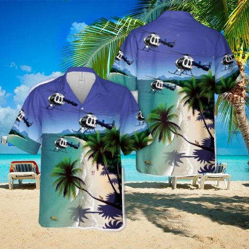 Calgary Police Service McDonnell Douglas MD 520N Hawaiian Shirt Men And Women Gift Aloha Beach