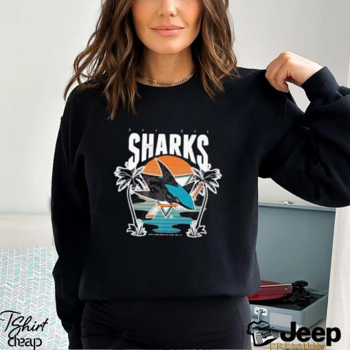 Calhoun Nhl Surf And Skate San Jose Sharks Beach Sunset shirt