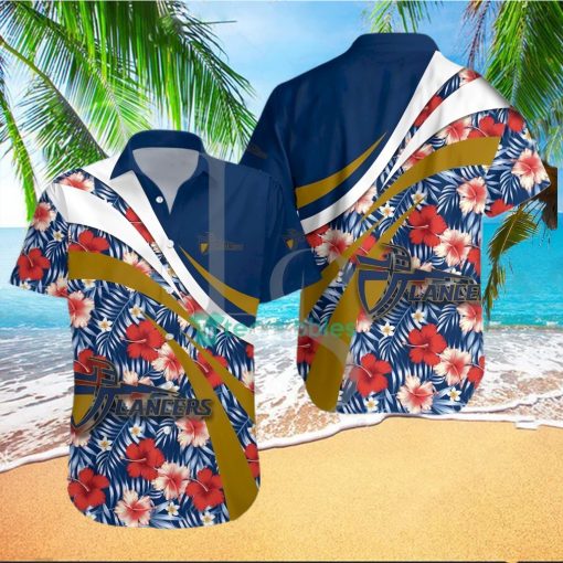 California Baptist Lancers NCAA Hibiscus Tropical Flower Hawaiian Shirt