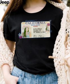 California Drivers License Olivia Rodrigo Hoodie shirt