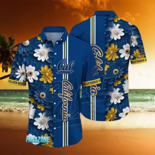 California Golden Bears NCAA3 Flower Hawaii Shirt For Fans