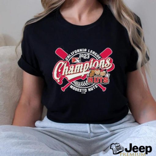 California League 2023 Championship Modesto Nuts T Shirt