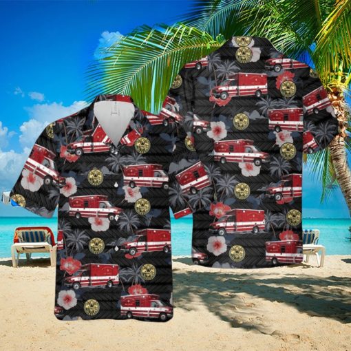 California San Francisco Fire Rescue Ambulance Hawaiian Shirt Men And Women Gift Aloha Beach
