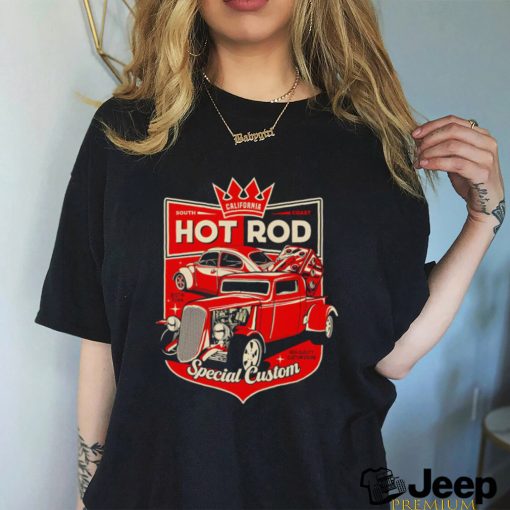 California South Coast Hot Rod retro car logo shirt