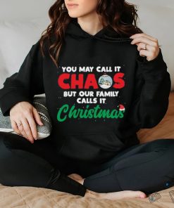 Call It Chaos But Our Family Calls It Christmas Gift T Shirt