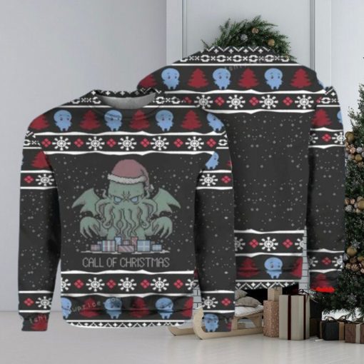 Call Of Christma Pirates Of The Caribbean Davy Jones Christmas Ugly Sweater Mens