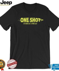 Call of Duty One Shot Literally a bullet logo shirt