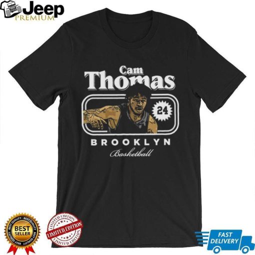 Cam Thomas number 24 Brooklyn Nets basketball player cover gift shirt