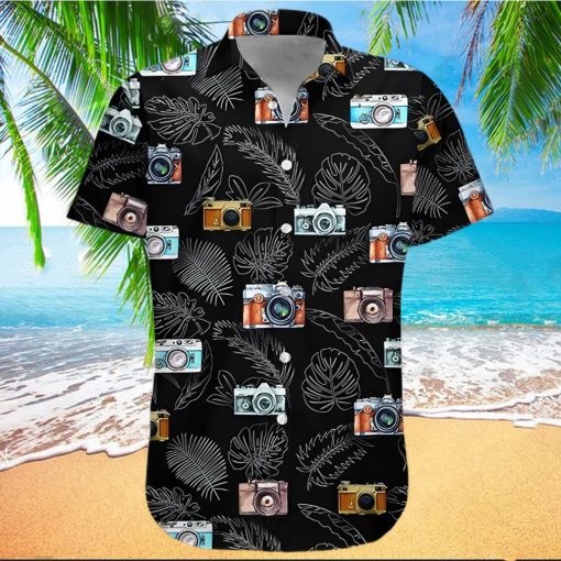 Camera 3d all over printed trending hawaiian shirt