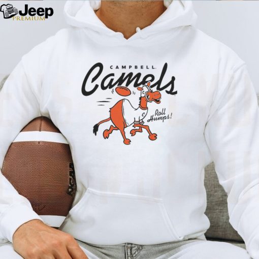 Campbell Fighting Camels Roll Hump logo shirt