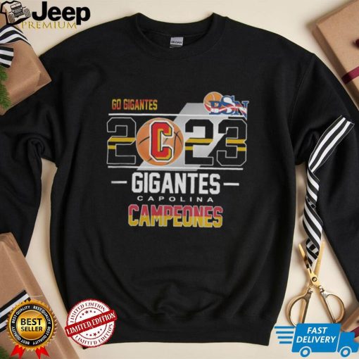 Campeones Gigantes De Carolina Bsn 2023 Shirt