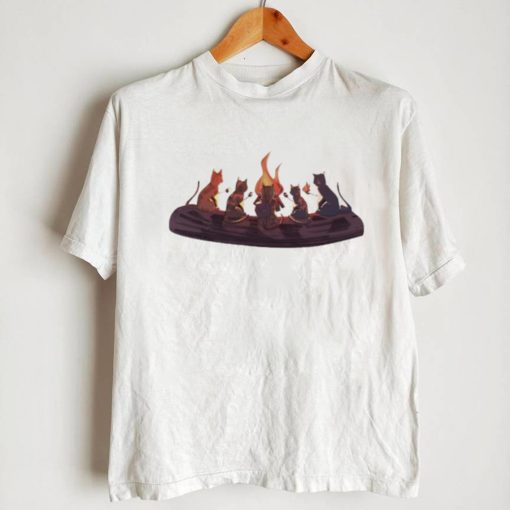 Campfire Cats T shirt