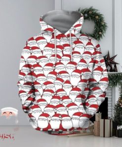 Can You Spot The Sheep Hidding Among These Santas Christmas Hoodie 3D All Over Print