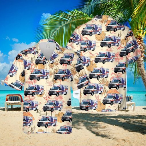Canada Halton Region Paramedic Services Hawaiian Shirt Men And Women Gift Aloha Beach