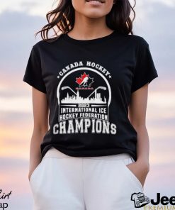 Canada Hockey 2023 International ICE Hockey Federation Champions Skyline Shirt